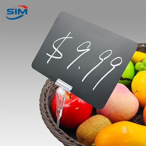 Etiqueta de Precio para Alimentos, de PC, con Clip, Insertable, Certificación CE, Transparente/Negro, para Supermercados y Frutas, Suministro al por Mayor - Product Image 4