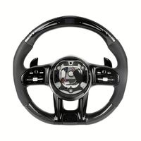 Volant sport personnalisé en cuir et fibre de carbone pour Mercedes Benz Classe E, Classe G, GLE, AMG C63, C300, W204, séries A, E, C, G