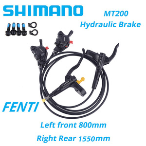 Ensemble de freins hydrauliques <span class=keywords><strong>Shimano</strong></span> <span class=keywords><strong>MT200</strong></span> 850/1550/1500mm 800/1400/1450mm Freins <span class=keywords><strong>Shimano</strong></span> <span class=keywords><strong>MT200</strong></span> pour vélo hydraulique - Product Image 2