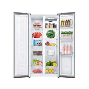 Réfrigérateur côte à côte en acier inoxydable haute capacité, à froid ventilé, sans givre, écoénergétique, pour usage domestique, avec grand congélateur - Product Image 2