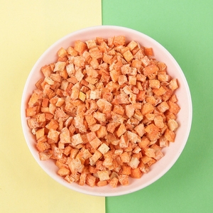 Vente en gros Friandises pour chiens collations pour chats Légumes et fruits lyophilisés pour animaux de compagnie Lyophilisés Carotte - Product Image 4