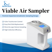Échantillonneur Microbien Aérien Portable 100L/min pour Salle Blanche avec Écran Tactile et Imprimante Thermique