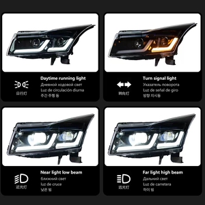 Nuovo Faro LED per <span class=keywords><strong>Volkswagen</strong></span> <span class=keywords><strong>Polo</strong></span> 11-18, Gruppo Ottico LED Modificato con Doppia Lente a L e Luci DRL e Indicatori di Direzione - Product Image 6