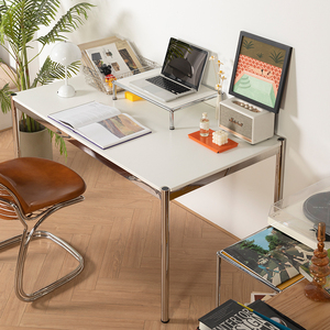 Thụy sĩ thiết kế thép không gỉ bàn làm việc lớn dài bàn Studio hiện đại tối giản bàn dài văn phòng nhà Bàn máy tính - Product Image 4