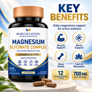 Formule avancée multi-magnésium, 12 types de glycinate de magnésium pour une absorption rapide et la santé osseuse - Product Image 2