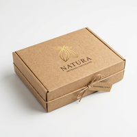 Boîte à chocolat noire mate personnalisée de qualité supérieure avec un design minimaliste en feuille d'or et un tiroir coulissant