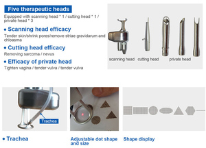 CO2 fraksional peralatan Laser perbaikan bekas luka vagina, tongkat terapi pengencang vagina peremajaan - Product Image 4