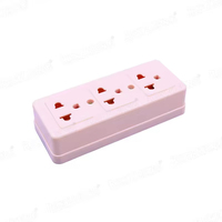 Prise murale sans fil US 3 broches AC220V 4A blanche rose verte, directement de l'usine pour la Thaïlande et l'Amérique du Sud