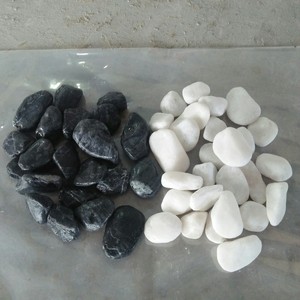 Aménagement paysager du Vietnam, galets ronds noirs en galets et galets, galets et graviers, vente en gros - Product Image 2