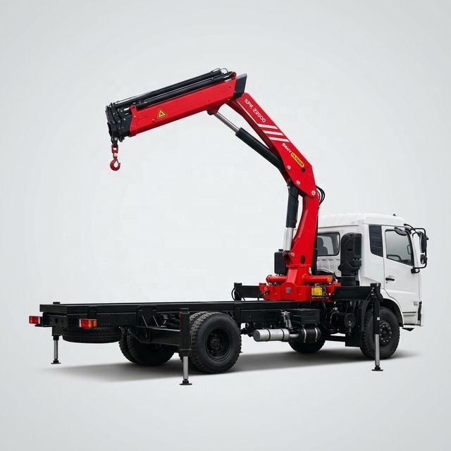 China Factory Price PaIfinger SPK23500 Folding Arm Mobile Crane Shacman Truck 16Ton Articulated Boom Cranes for Sale