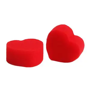 Gran esponja roja amor accesorios de rendimiento espuma cuadrada dingz