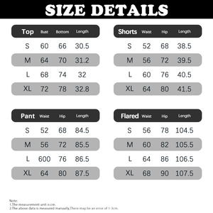 Factory Custom Sportswear Women Sports Gym Wear Tights Crop Top High Waist Shorts <strong>Leggings</strong> <strong>Flared</strong> Ladies Workout Yoga Set - Product Image 4