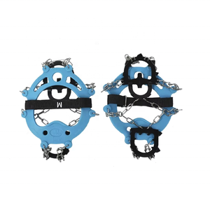 Crampones de Escalada de Acero al Manganeso de 14 Puntas, Agarres para Hielo, Dispositivo de Tracción para Montañismo, Viajes en Glaciar, Caminatas sobre Hielo - Product Image 1