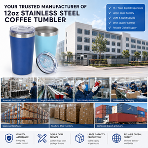 Vaso Térmico <span class=keywords><strong>de</strong></span> Acero Inoxidable <span class=keywords><strong>de</strong></span> 12oz con Logotipo Personalizado, Taza <span class=keywords><strong>de</strong></span> Viaje Reutilizable para Café y Leche con Tapa Antiderrames, Venta al Por Mayor - Product Image 5