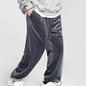 Custom Plus Size Men's Pants Jogger Man Pants Velvet Pants Men