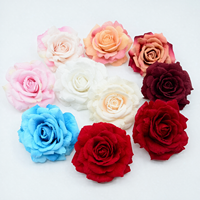 Fleur artificielle en forme de rose rouge pour chaussures, décoration personnalisée pour fêtes de Noël, sandales à talons hauts pour soirées de fin d'année, service personnalisé