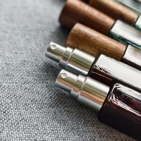 Flacon de parfum de voyage, vaporisateur à pression, petit échantillon portable 10 ml, sous-emballage de haute qualité, logo laser, design simple