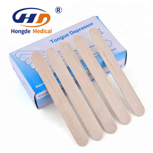 ไม้กดลิ้นที่ผ่านการฆ่าเชื้อทางการแพทย์จากธรรมชาติแบบใช้แล้วทิ้ง - Product Image 1