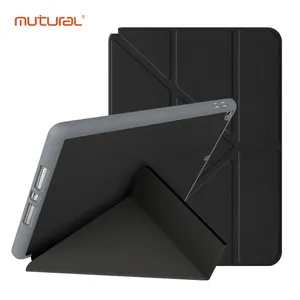 Mutural Kingkong Série Alta qualidade durável PU iPad Case Thin Kickstand slot para lápis para iPad mini 6 iPad 9.7 Pro 10.9 12.9