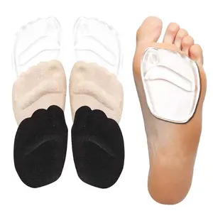 Palmilhas salto alto de silicone antiderrapante, almofada para antepé, de silicone, para sandália, metatarso, cuidados com os pés ha00425
