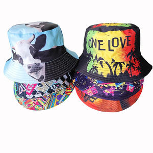 Chapeau seau extérieur unisexe avec logo personnalisé pêcheur pleine impression réversible rétro parasol hip-hop imprimé chapeau de protection solaire - Product Image 6