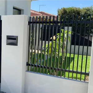 High quality Zinc steel fence courtyard factory aluminum art isolation fence for villa community school