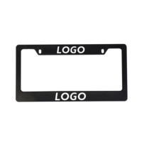 BOLONG Cadre de plaque d'immatriculation en plastique ABS de haute qualité, norme américaine, vente en gros, support de plaque d'immatriculation de voiture