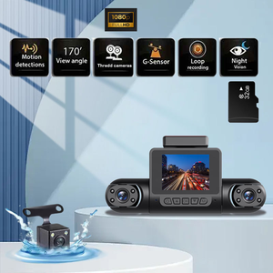 Caméra de voiture panoramique 4 canaux HD 1080P avec écran IPS de <span class=keywords><strong>2</strong></span> pouces, enregistrement en boucle sans fil, boîte noire de voiture - Product Image 6