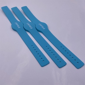 GSC 213 215 NFC 13.56MHz สามารถปรับโลโก้ได้สายรัดข้อมือซิลิโคน RFID สำหรับการชำระเงินแบบปรับได้ - Product Image 2