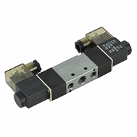 Válvula Solenoide de Control Neumática de Bobina Única Serie 4V220-08, 24V 12V, 5 Vías, 2 Posiciones