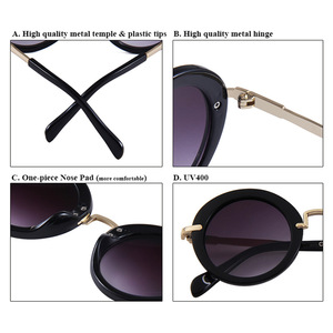 แว่นกันแดดเด็กทรงกลม K111 เลนส์ PC ป้องกันรังสียูวี 400 แฟชั่นสำหรับเด็กผู้ชายและเด็กผู้หญิง ป้องกันแสงแดดสำหรับการเดินทาง - Product Image 5