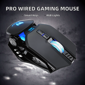 เมาส์เกมมิ่งแบบมีสายความไวสูงระดับมืออาชีพ พร้อมไฟแบ็คไลท์ ปุ่มมาโคร 7 ปุ่ม สำหรับคอมพิวเตอร์ แท็บเล็ต พีซี - Product Image 2