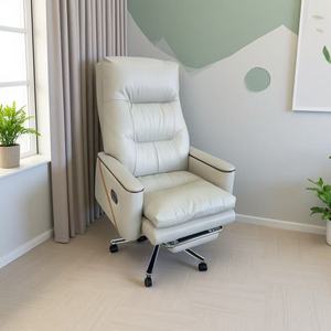 Modern Executive <b>Office</b> <b>Chair</b> Adjustable Pneumatic <b>Swivel</b> Computer Desk Seat with Lumbar Support for Home <b>Office</b> - Product Image 4