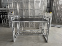 Table de DJ portable, podium de DJ, 150x80x110cm