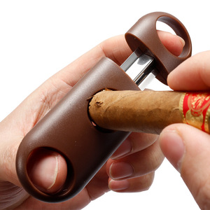 Cigar Cutter Set 3 Pieces V Shaped Double Blade Stainless Steel Manual Cigar Accessories Bar Shape Bulk Specification - Product Image 2