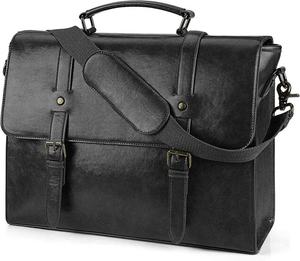 Genuine <b>Leather</b> Laptop <b>Backpack</b> for <b>Men</b> Travel & School Use - Product Image 3