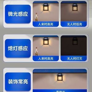 Solar Garden <b>Light</b> <b>Led</b> Outdoor <b>Motion</b> <b>Sensor</b> Waterproof High Brightness For Home And Yard Lighting - Product Image 1