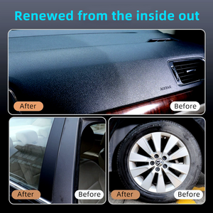 Spray Rénovateur Plastique Voiture – Formule <span class=keywords><strong>Anti</strong></span>-<span class=keywords><strong>Taches</strong></span> pour Tableau <span class=keywords><strong>de</strong></span> Bord/Caoutchouc/Cuir avec Protection UV & Brillance Permanente 500ml - Product Image 4