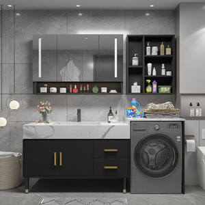 Bán Buôn Máy Giặt Bồn Rửa Combo Tủ Phòng Tắm Vanity Tủ Giặt - Product Image 4