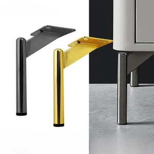 Aksesoris Perangkat Keras Logam 15cm untuk Kaki Meja Kopi, Sofa, Tempat Tidur, Kursi, Lemari, Meja Rias-Model D0081 Cina Daratan - Product Image 4