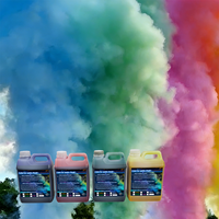 OEM&ODM Liquide de fumée coloré pour machine à fumée, pour révélation du sexe, fête, baby shower, anniversaire, scène, Nouvel An, événement de mariage, effets spéciaux