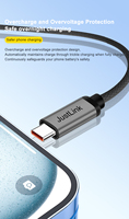 Cable de Carga Rápida USB4 de 240W, 8K, 40Gbps, con Malla de Nailon, Tipo-C a Tipo-C, para Teléfono y Auriculares, Suministro Directo de Fábrica, OEM, ODM