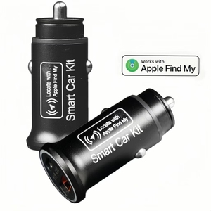 Chargeur rapide universel OBD USB Type-C à deux ports pour voiture GPS Tracker Allume-cigare Localisateur IOS MFI Find My Plastic - Product Image 1