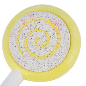 Limador de callos con logotipo personalizado profesional, Lima de pie con <span class=keywords><strong>forma</strong></span> de piruleta, piedra pómez <span class=keywords><strong>Natural</strong></span> - Product Image 2