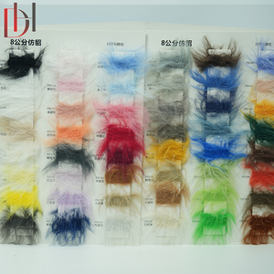 8cm Faux Mink sợi nhuộm-sẵn sàng cho tùy chỉnh quần áo & Thiết kế thời trang Fancy phong cách Crochet sử dụng thỏa sức sáng tạo của bạn - Product Image 6