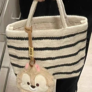Nouveau sac fourre-tout d'été tendance, sac à main, sac à déjeuner, sac en coton léger et polyvalent pour femme, idéal pour les voyages et le shopping - Product Image 3