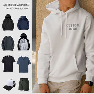 330G Venta al por mayor Unisex Sudadera con capucha Oem Logotipo bordado personalizado <span class=keywords><strong>Ropa</strong></span> en relieve Sudadera con capucha Compra a granel Sudaderas con capucha lisas en blanco con impresión - Product Image 2