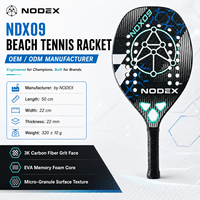 Raquette de Beach Tennis en Fibre de Carbone 3K avec Logo Personnalisé, Haute Qualité, Durable, Fabricant Professionnel NODEX 2026