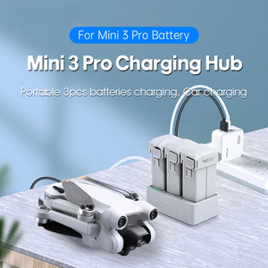 <span class=keywords><strong>3</strong></span> vie Hub di ricarica per DJI Mini <span class=keywords><strong>3</strong></span> Pro caricabatterie USB batteria di volo ricarica maggiordomo ricarica veloce Dock accessori - Product Image 2