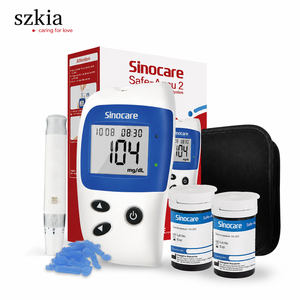 Medidor de Glucosa en Sangre Safe-ACCU 2 Sin Codificación, Glucómetro de Alta Precisión, Kit de Prueba de Glucosa en Sangre para Diabetes con Tiras Reactivas y Lancetas - Product Image 1